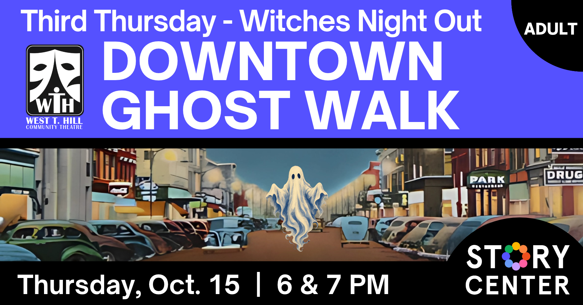 Downtown Ghost Walk on October 15 at 6 and 7 PM in Downtown Danville