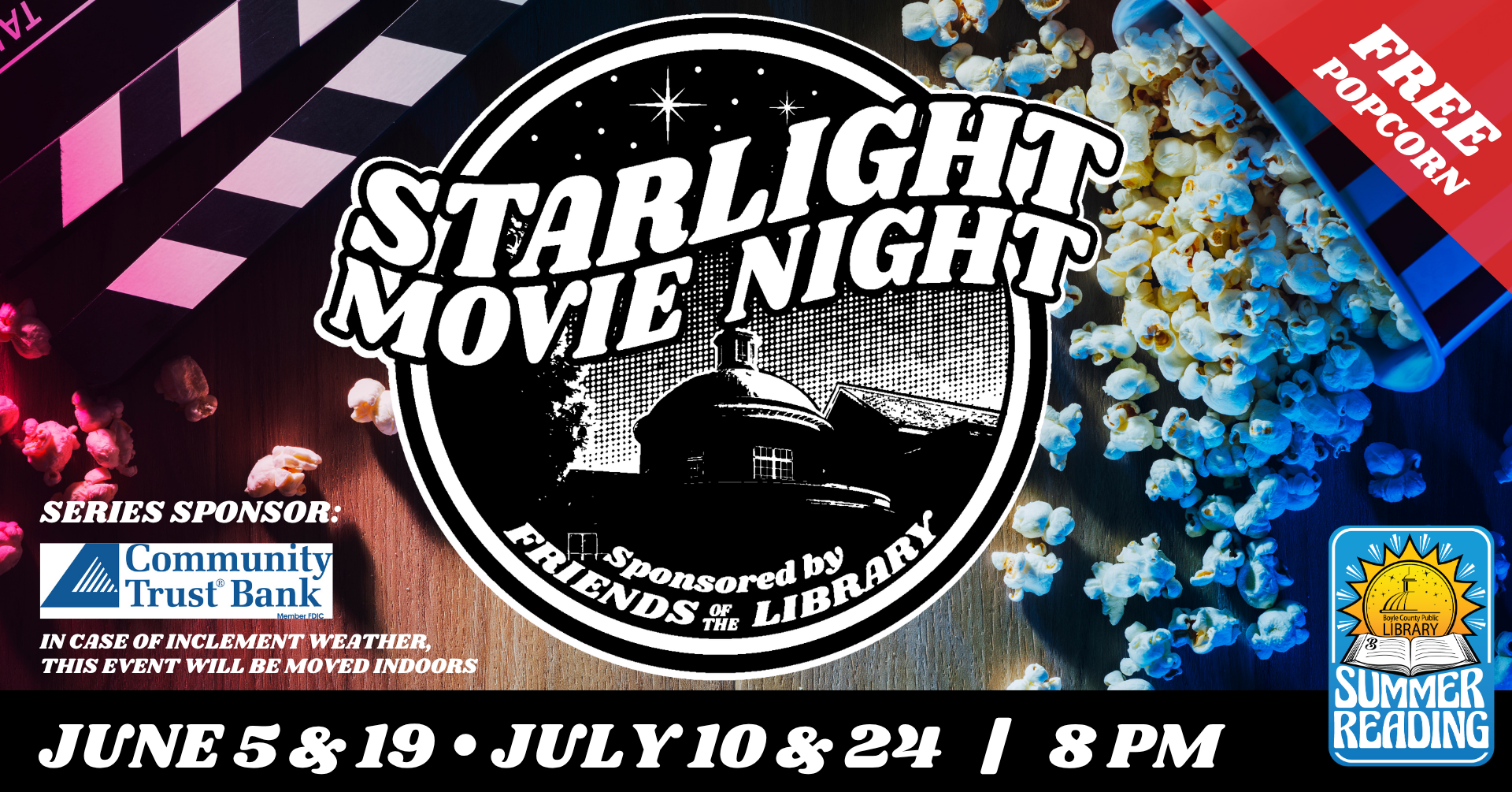 Starlight Movie Night on June 19 at 8 PM