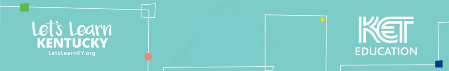 Logo for KET education and Let's Read Kentucky.